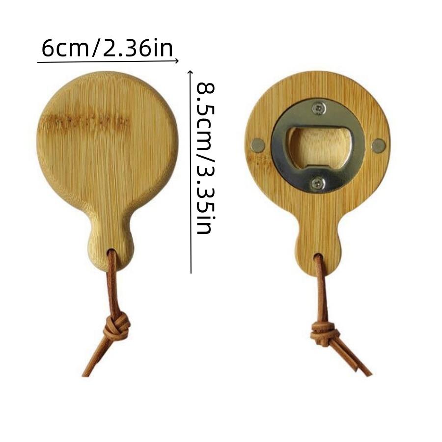 1Магнитная открывалка для бутылок Деревянная Пивная Холодильник Магнитная наклейка Милая Мини Пицца Тарелка Открывалка для бутылок серебряный