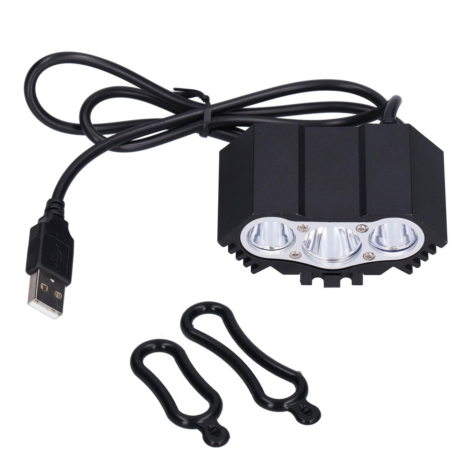 Bicycle Light 3LED High Brightness Mountain Bike Front Light USB Powered Bike Headlight for Night
Bicycle Light 3LED High Brightness Mountain Bike Front Light USB Powered Bike Headlight for Night