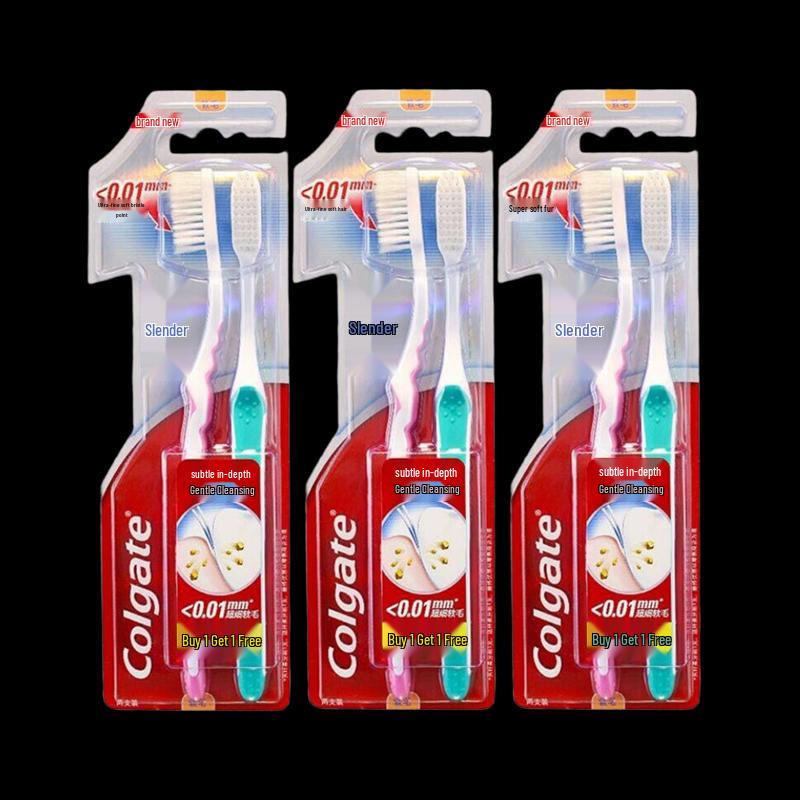 Colgate Slim Soft Toothbrush Family Pack
Colgate Slim Soft Toothbrush Family Pack
