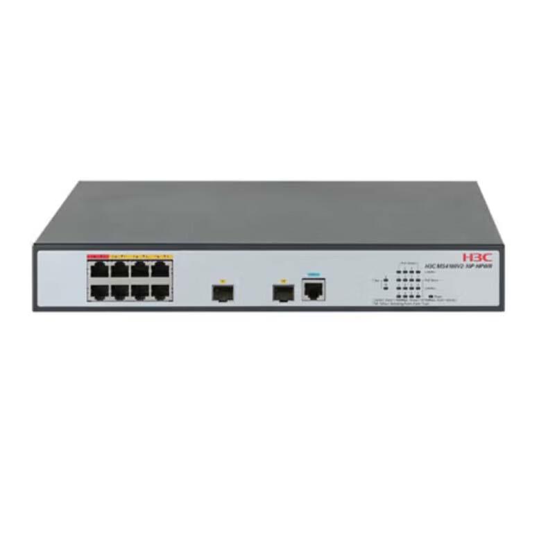 H3C MS4100V2-10P-HPWR Layer 2 WEB Managed 10-Port Gigabit PoE+ Switch
H3C MS4100V2-10P-HPWR Layer 2 WEB Managed 10-Port Gigabit PoE+ Switch