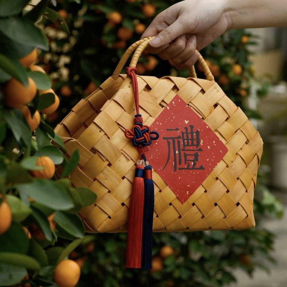 Wooden Packaging Gift Basket Creative Hand-held Basket Portable Storage Box Mid-Autumn Style 1
Wooden Packaging Gift Basket Creative Hand-held Basket Portable Storage Box Mid-Autumn Style 1