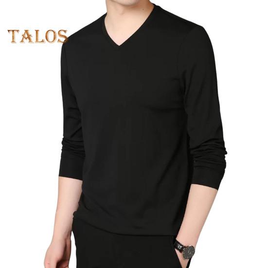 Мужской осенне-весенний топ с V-образным вырезом и длинными рукавами, однотонный облегающий тонкий пуловер, футболка, повседневная спортивная домашняя одежда L чёрный
Мужской осенне-весенний топ с V-образным вырезом и длинными рукавами, однотонный облегающий тонкий пуловер, футболка, повседневная спортивная домашняя одежда L чёрный