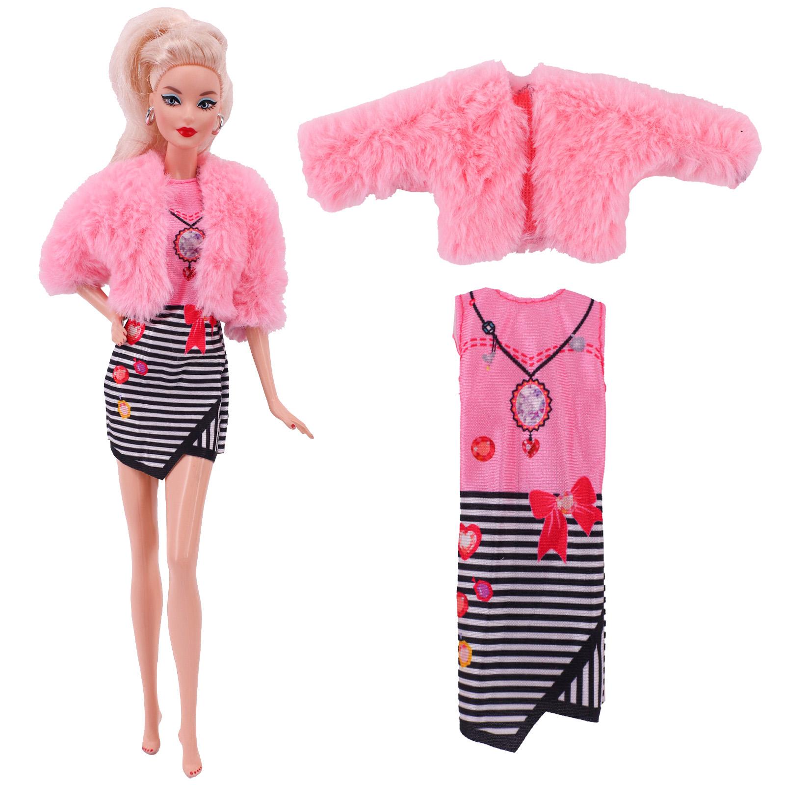 Плюшевый жилет + платье для куклы Барби 30 см, одежда, аксессуары, 1/6 BJD, игрушки для девочек, подарок на день рождения Excluding Doll
Плюшевый жилет + платье для куклы Барби 30 см, одежда, аксессуары, 1/6 BJD, игрушки для девочек, подарок на день рождения Excluding Doll