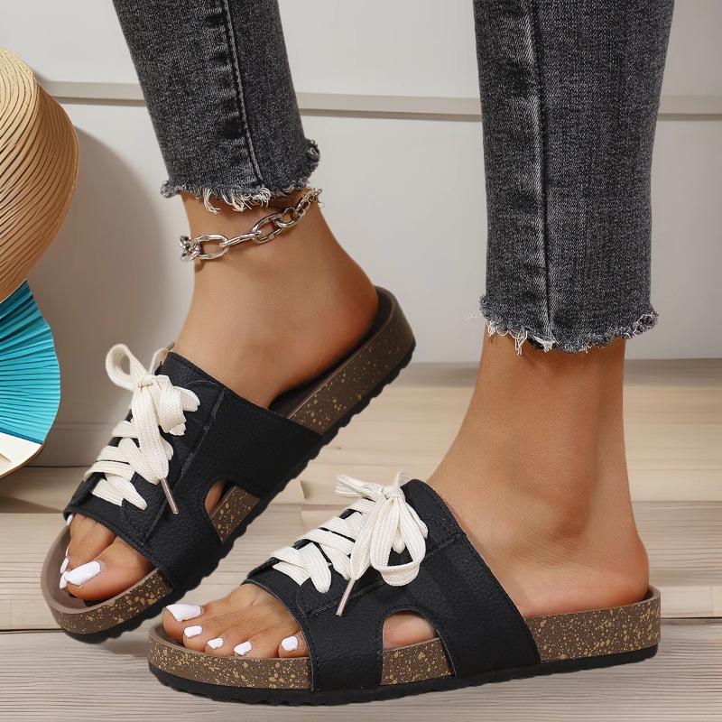 Comfortable summer cross women s lace-up new slippers casual foreign trade large size style help noodles Rome Europe and America 36 чёрный
Comfortable summer cross women s lace-up new slippers casual foreign trade large size style help noodles Rome Europe and America 36 чёрный