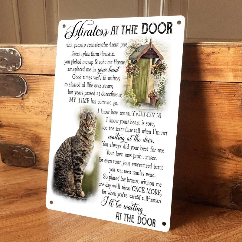1 piece of cat-themed tin plaque, pet cat souvenir, cat-themed decorative painting, home wall decoration, pet keepsake gift, 2D (as the picture,20x30cm)
1 piece of cat-themed tin plaque, pet cat souvenir, cat-themed decorative painting, home wall decoration, pet keepsake gift, 2D (as the picture,20x30cm)