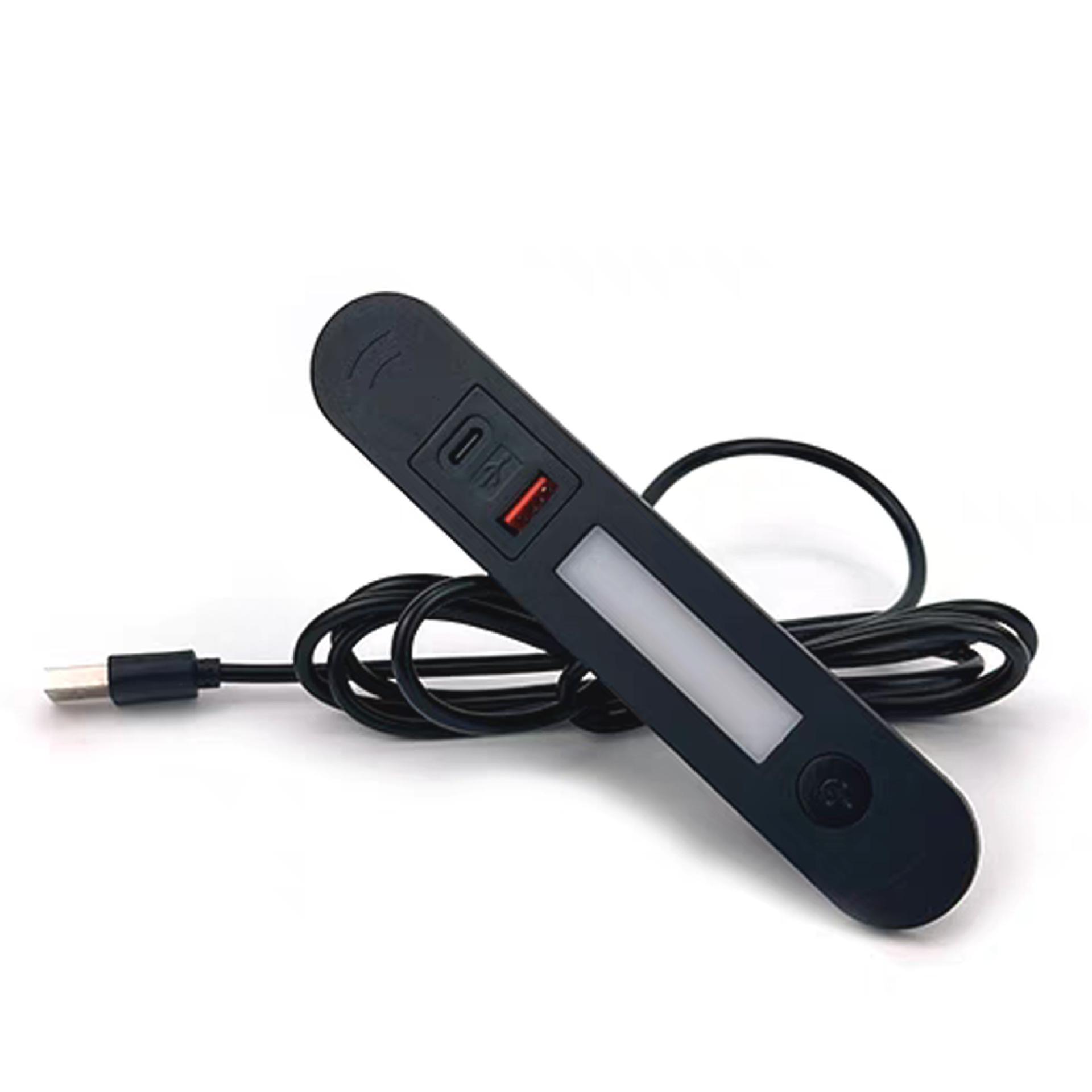 1 шт. Тумбочка з вбудованим зарядним пристроєм для телефону 1 USB A та 1 Type-C з нічником Прихована вбудована розетка з багатьма гніздами чорний
1 шт. Тумбочка з вбудованим зарядним пристроєм для телефону 1 USB A та 1 Type-C з нічником Прихована вбудована розетка з багатьма гніздами чорний