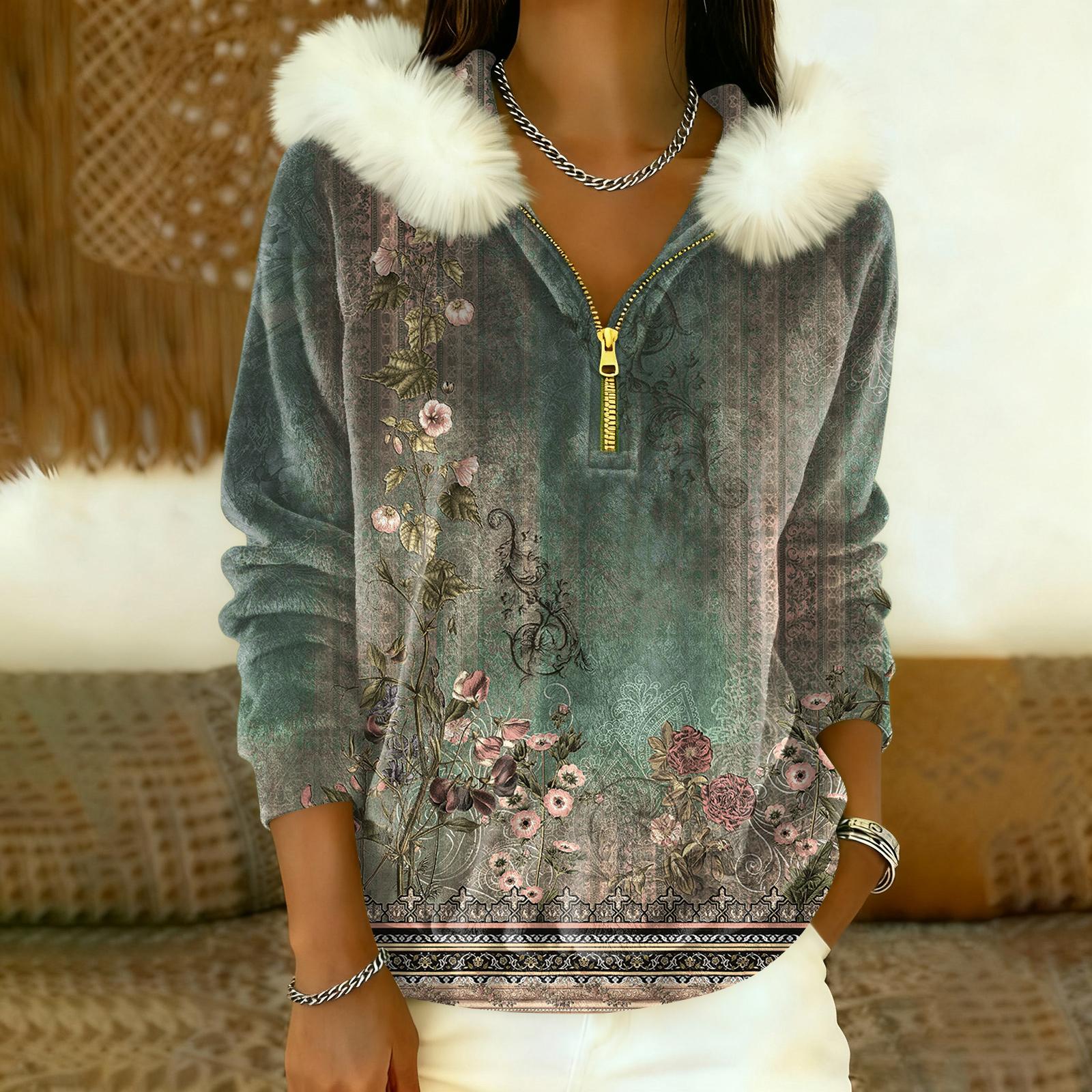 Женский Свободный и Удобный Повседневный Модный Топ с Капюшоном на Полумолнии, с Длинным Рукавом и Обычной Печатью XL
Женский Свободный и Удобный Повседневный Модный Топ с Капюшоном на Полумолнии, с Длинным Рукавом и Обычной Печатью XL