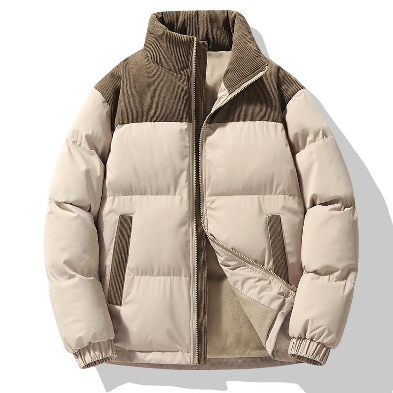 Corduroy Splicing Cotton Jacket Men and Women with The Same Winter Tide Couples Models Thickened Cotton Clothes Fashion Casual Jacket 4XL
Corduroy Splicing Cotton Jacket Men and Women with The Same Winter Tide Couples Models Thickened Cotton Clothes Fashion Casual Jacket 4XL