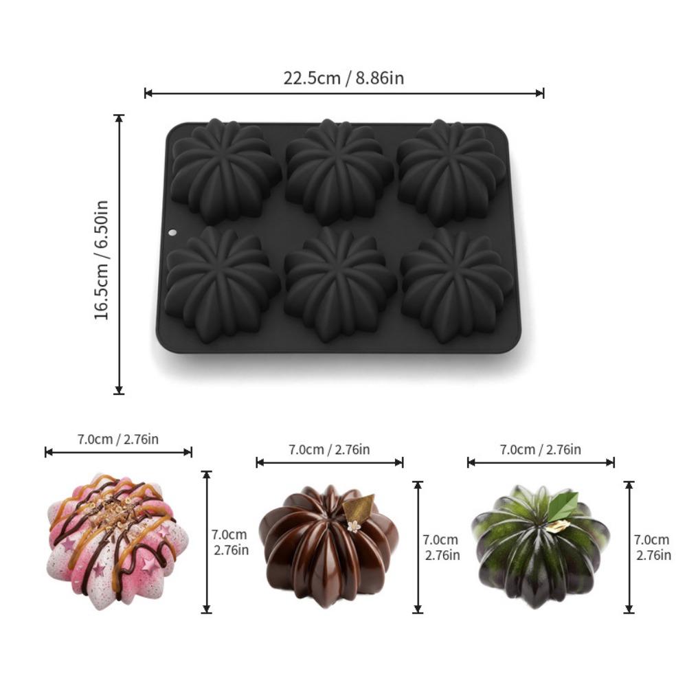 Heat-Resistant Chocolate Dessert Mold Food-Grade Silicone Baking Cake Molds Pastry Making чорний
Heat-Resistant Chocolate Dessert Mold Food-Grade Silicone Baking Cake Molds Pastry Making чорний
