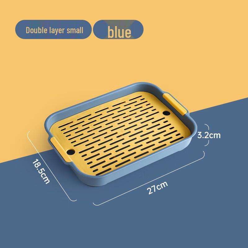 Compact Creative Double-Layer Draining Tray
Compact Creative Double-Layer Draining Tray