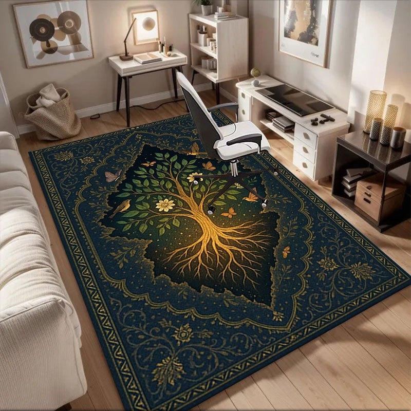 Enchanted Tree of Life Decorative Wall Art Office Mat Home Decor Office Desk Chair Rugs Chair Carpet for office Chair Mat Gift For Hallowee 60cm by 90cm
Enchanted Tree of Life Decorative Wall Art Office Mat Home Decor Office Desk Chair Rugs Chair Carpet for office Chair Mat Gift For Hallowee 60cm by 90cm