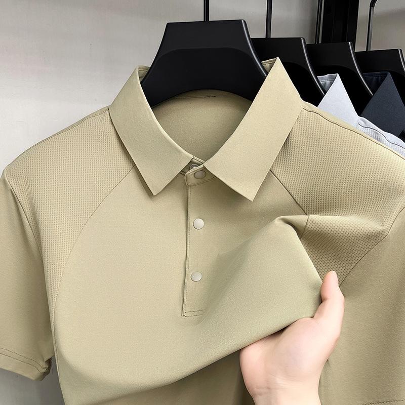 Men s Breathable Ice Silk Polo - Summer Short Sleeve Fashion Tee 2XL хакі
Men s Breathable Ice Silk Polo - Summer Short Sleeve Fashion Tee 2XL хакі