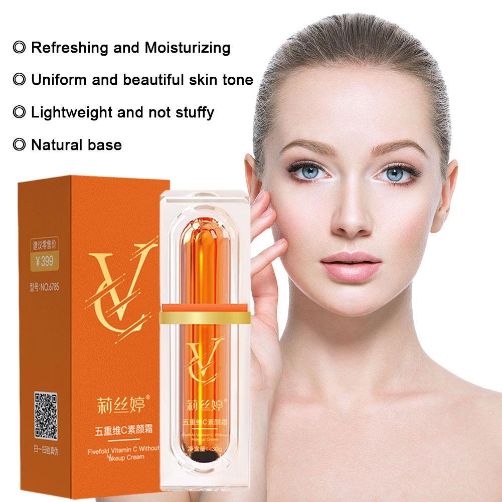 Vitamin C Face Cream Whitening Five VC Tone Up Cream Anti Moisturizer Care Remover Brightening B3M9
Vitamin C Face Cream Whitening Five VC Tone Up Cream Anti Moisturizer Care Remover Brightening B3M9