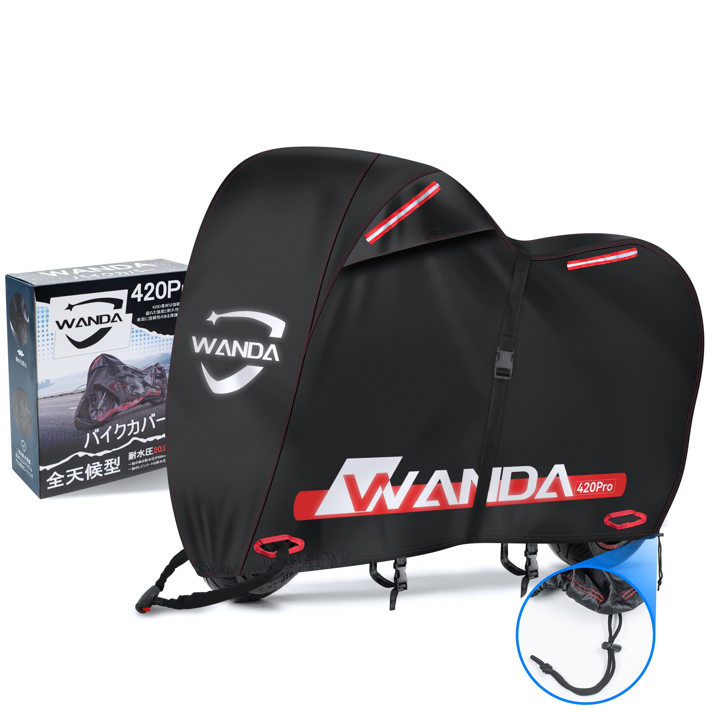 Чехол для мотоцикла WANDA 420D Thick PRO 2024, новая модель с вентиляцией с обеих сторон, защита от ультрафиолета, термостойкость, водонепроницаемость, пыленепроницаемость, защита от дождя
Чехол для мотоцикла WANDA 420D Thick PRO 2024, новая модель с вентиляцией с обеих сторон, защита от ультрафиолета, термостойкость, водонепроницаемость, пыленепроницаемость, защита от дождя