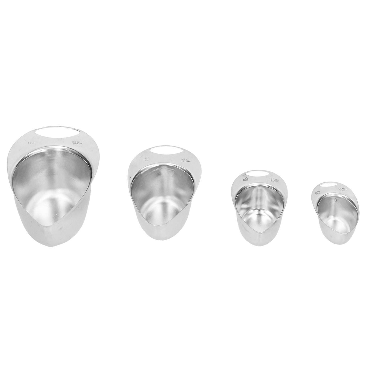 4Pcs/Set Measuring Spoon Stainless Steel Measuring Cup Kitchen Cooking Tool for Bakery Home
4Pcs/Set Measuring Spoon Stainless Steel Measuring Cup Kitchen Cooking Tool for Bakery Home