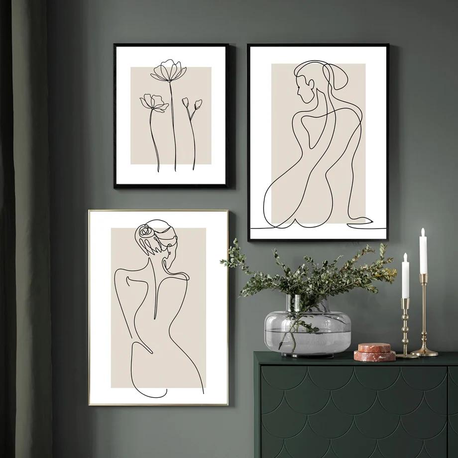 Modern Abstract Love Line Girl Body Flower Posters And Prints Canvas Painting Wall Art Pictures Living Room Home Decoration 8X12inch 20x30cm
Modern Abstract Love Line Girl Body Flower Posters And Prints Canvas Painting Wall Art Pictures Living Room Home Decoration 8X12inch 20x30cm