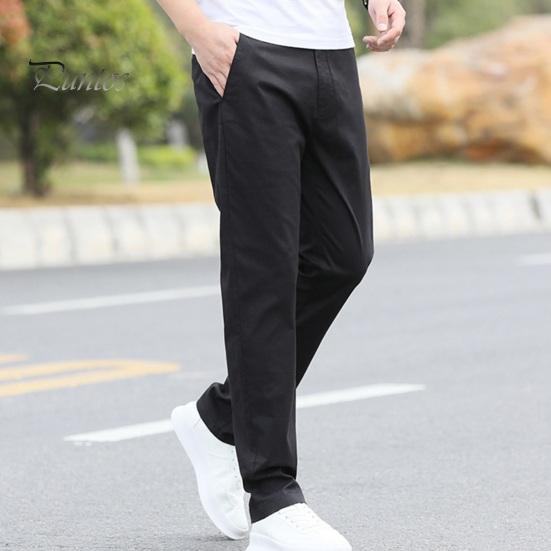 Мужские повседневные брюки на пуговицах на молнии, сплошной цвет, свободный крой, прямые тонкие эластичные повседневные длинные брюки 29 хаки 
Мужские повседневные брюки на пуговицах на молнии, сплошной цвет, свободный крой, прямые тонкие эластичные повседневные длинные брюки 29 хаки