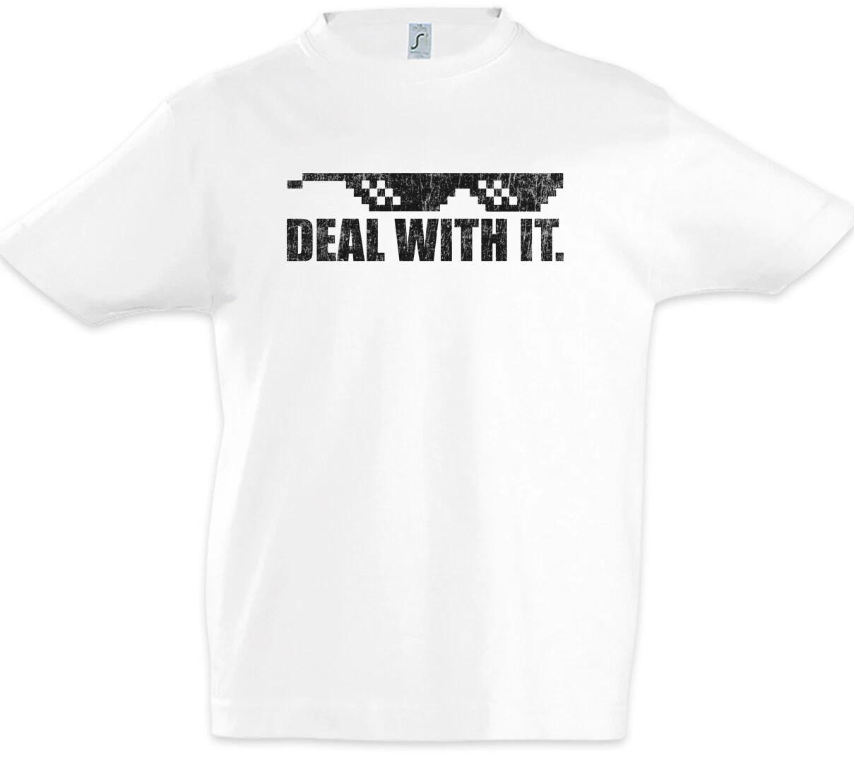 Deal With It Kids Boys kids boys T-Shirt Nerd Pixel Retro Sunglasses Fun Sunglasses 160
Deal With It Kids Boys kids boys T-Shirt Nerd Pixel Retro Sunglasses Fun Sunglasses 160