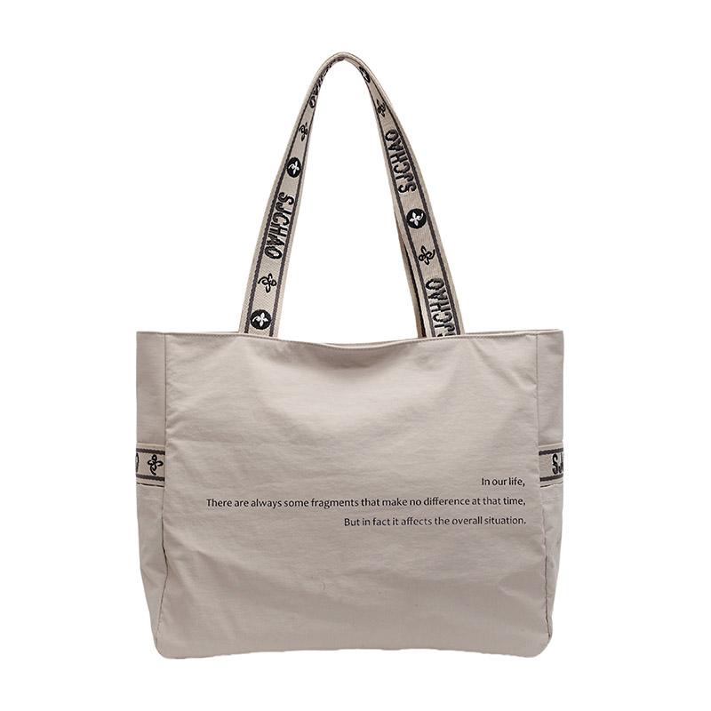 Сумка-тоут с буквенным принтом, женская, большая вместимость, классическая сумка через плечо бежевый
Сумка-тоут с буквенным принтом, женская, большая вместимость, классическая сумка через плечо бежевый