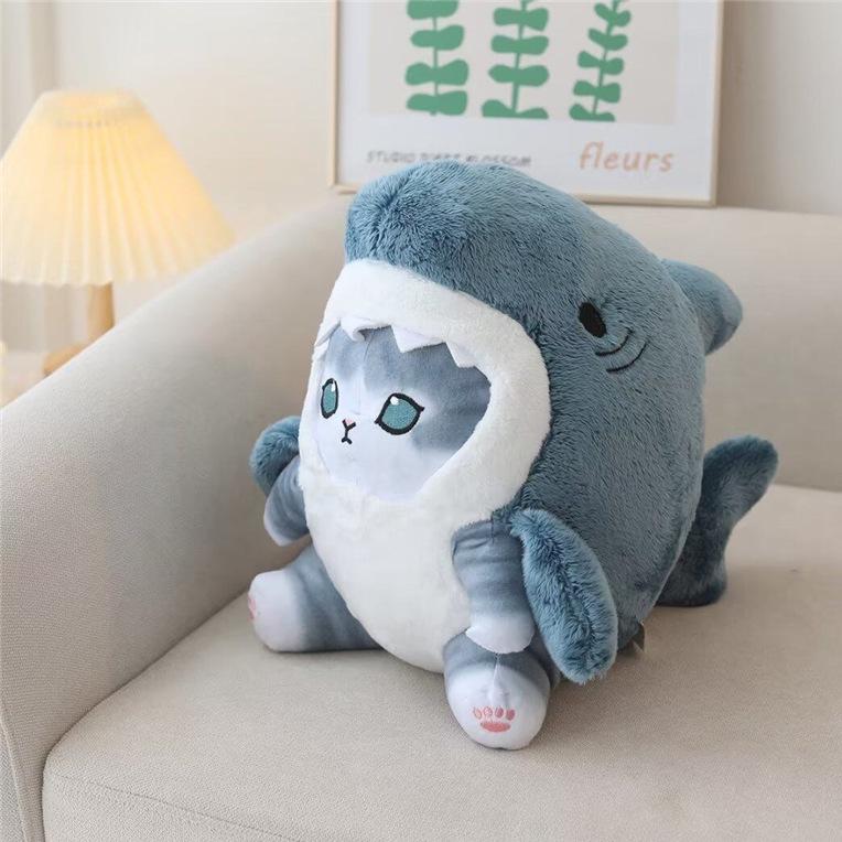 Очаровательная плюшевая игрушка «Акула-Кот»: Милая и забавная кукла-украшение для диванной подушки 22cm
Очаровательная плюшевая игрушка «Акула-Кот»: Милая и забавная кукла-украшение для диванной подушки 22cm