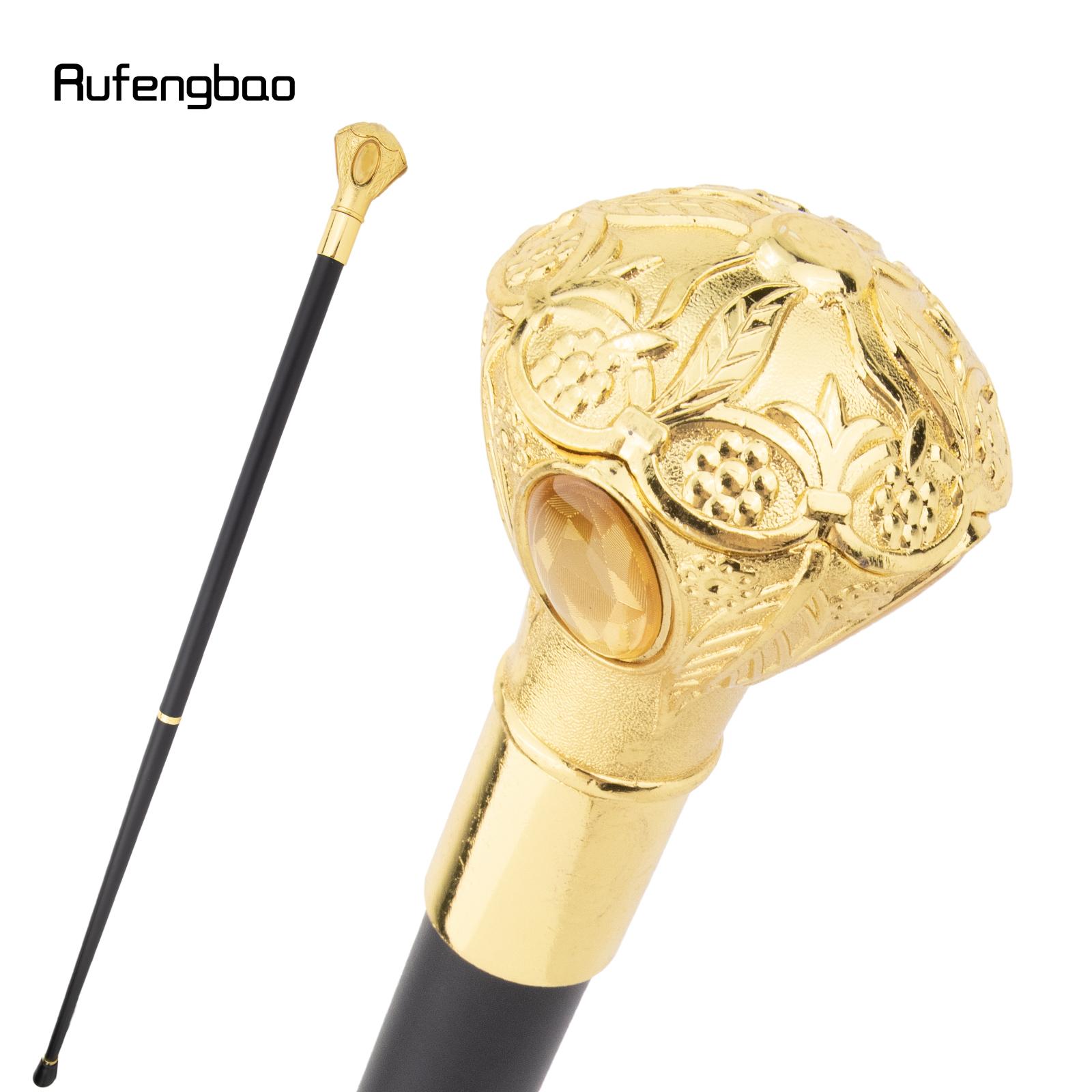 Golden Luxury Flower Yellow Diamond Handle Fashion Stick for Party Decorative Cane Elegant Crosier Knob Walking Stick 93cm
Golden Luxury Flower Yellow Diamond Handle Fashion Stick for Party Decorative Cane Elegant Crosier Knob Walking Stick 93cm