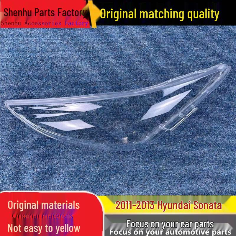 Eighth Generation Sonata Headlight Cover for 2011-2013: Transparent Front Lamp Housing & Mask Standard Driver s Side No Glue
Eighth Generation Sonata Headlight Cover for 2011-2013: Transparent Front Lamp Housing & Mask Standard Driver s Side No Glue