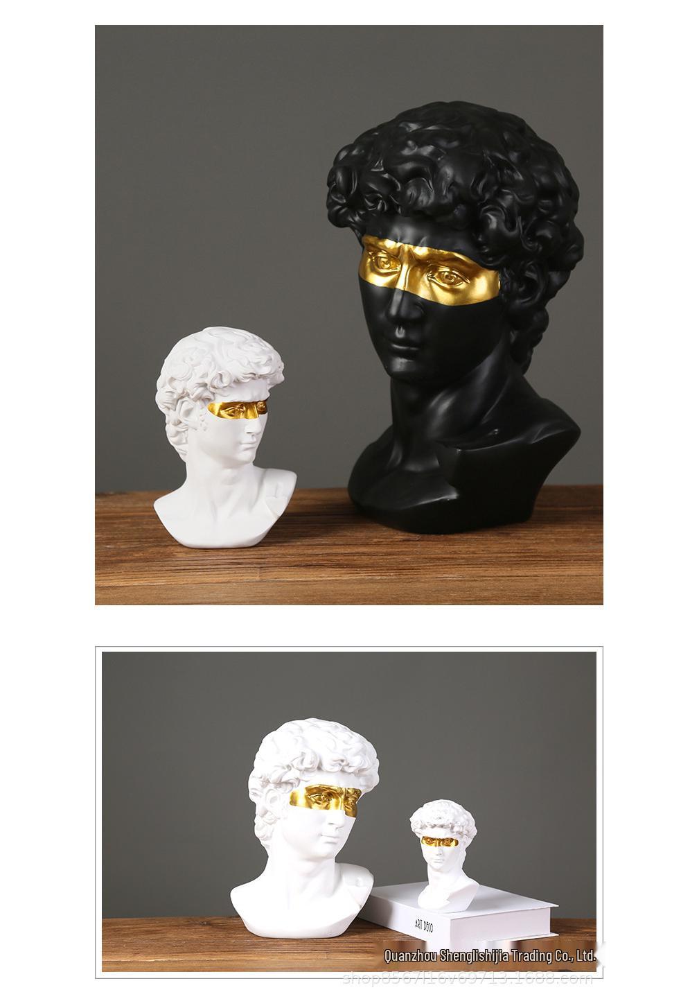 Nordic Light Luxury Gold Inlay David Figurine for European Cafe Decor Platinum David
Nordic Light Luxury Gold Inlay David Figurine for European Cafe Decor Platinum David