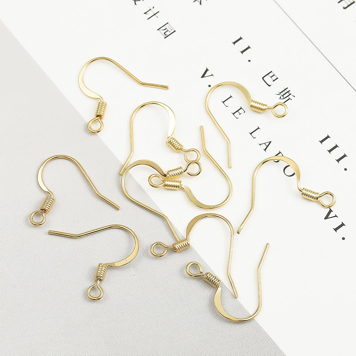 Серьги-кольца с подвесками из меди с позолотой 18 карат - Изготовленные вручную украшения для ушей для DIY-поделок
Серьги-кольца с подвесками из меди с позолотой 18 карат - Изготовленные вручную украшения для ушей для DIY-поделок