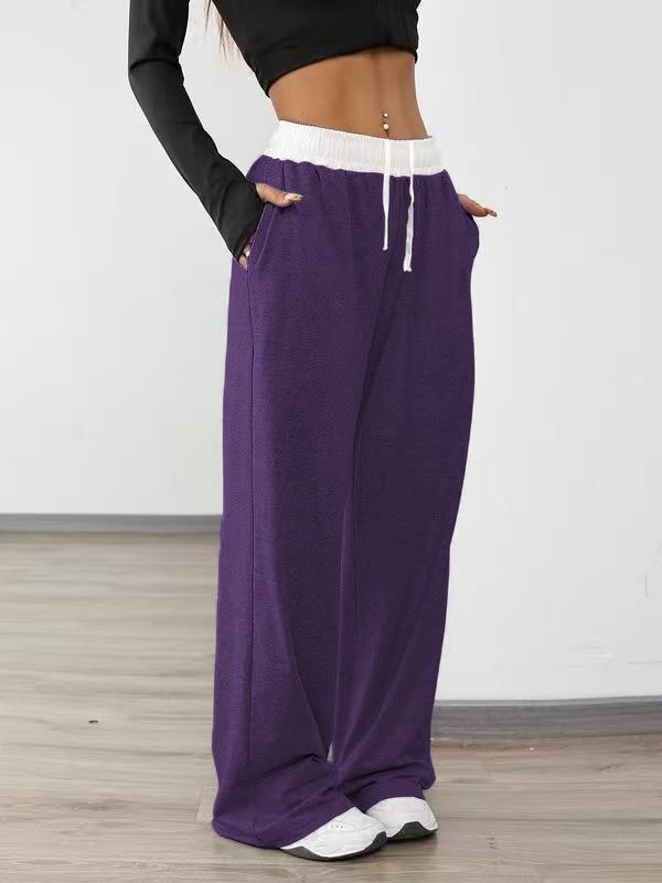 Autumn Color Block Women s Drawstring Waist Wide Leg Joggers Medium
Autumn Color Block Women s Drawstring Waist Wide Leg Joggers Medium