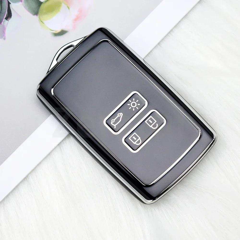 TPU Shell Fob Holder Car Card Key Case Cover for Renault Espace 5 Kadjar Koleos Captur Megane 4 Talisman Arkana Dacia Sandero
TPU Shell Fob Holder Car Card Key Case Cover for Renault Espace 5 Kadjar Koleos Captur Megane 4 Talisman Arkana Dacia Sandero