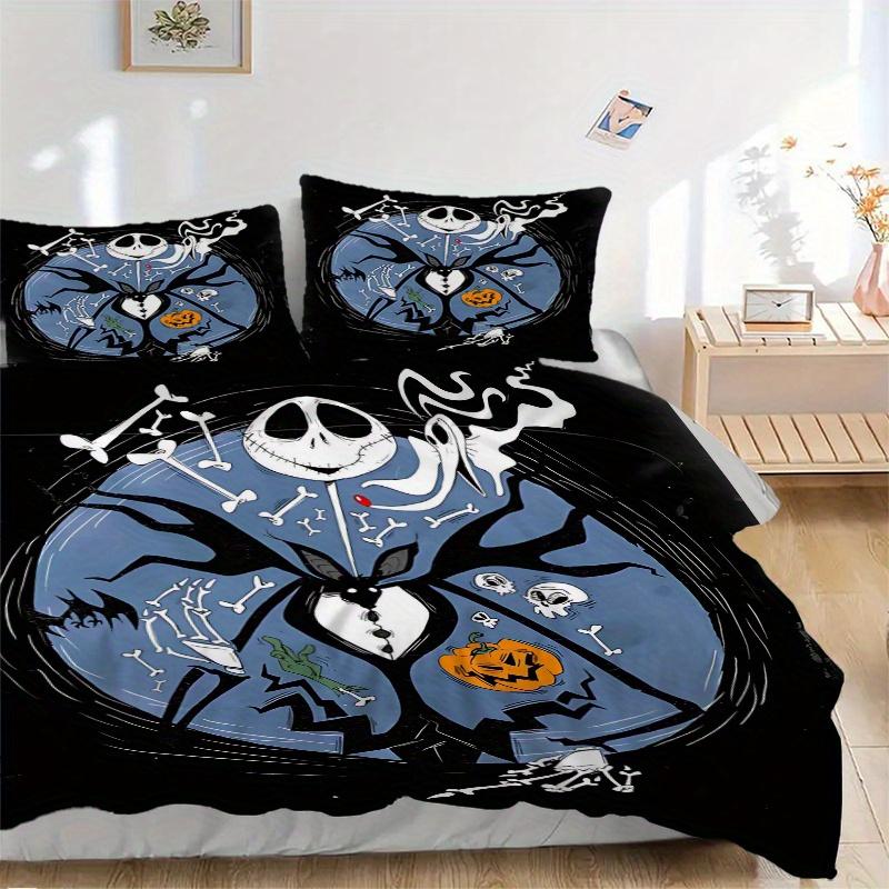 3pcs Pumpkin Jack Quilt Cover Set - Soft and Cozy Bedroom, Guest Room and Dorm Decorative Bedding 3-Piece Set 1 Quilt Cover + 2 Pillow Shams.B076 135x200cm
3pcs Pumpkin Jack Quilt Cover Set - Soft and Cozy Bedroom, Guest Room and Dorm Decorative Bedding 3-Piece Set 1 Quilt Cover + 2 Pillow Shams.B076 135x200cm