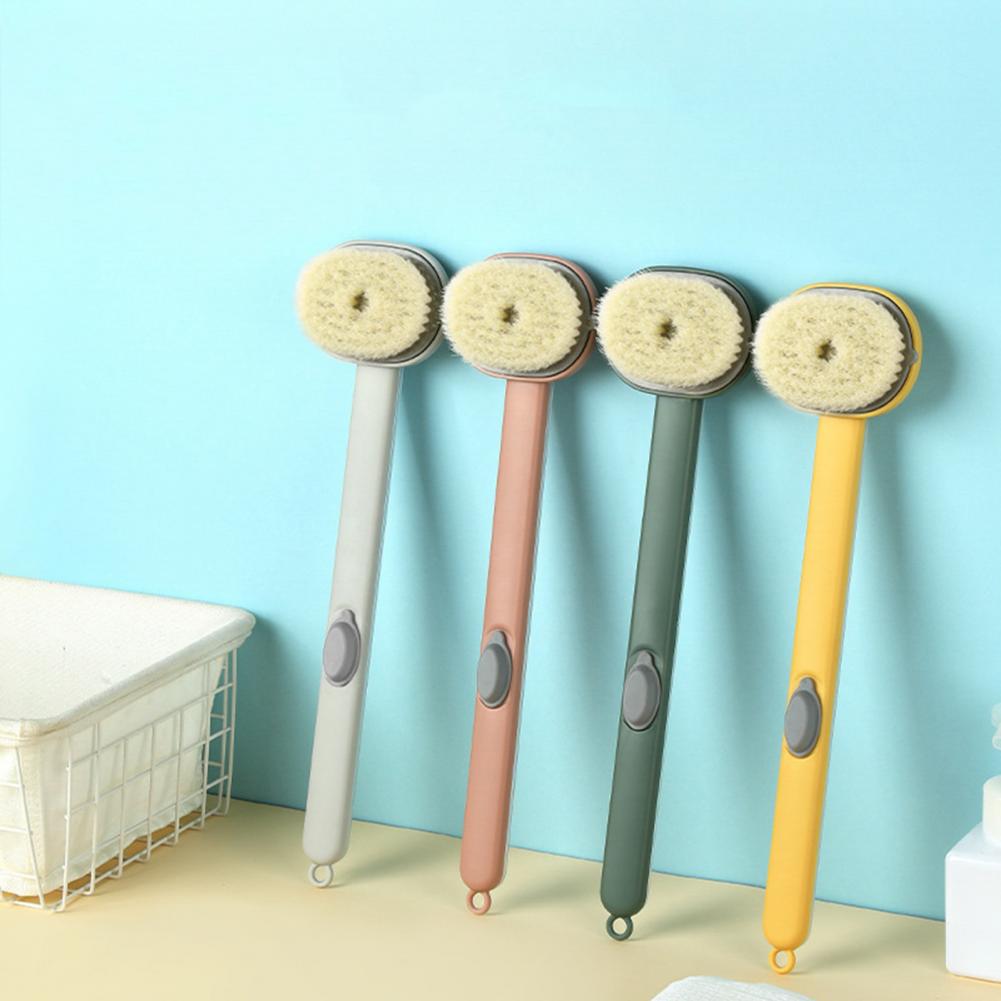 2Pcs 36cm Long Handle Bath Cleaning Brush With Soap Dispenser Detachable Head Bath Brush Microfiber Soap Massage Back Scrubber
2Pcs 36cm Long Handle Bath Cleaning Brush With Soap Dispenser Detachable Head Bath Brush Microfiber Soap Massage Back Scrubber