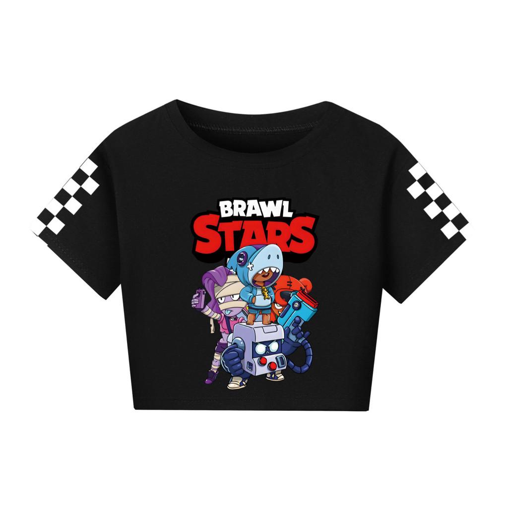 4093 Футболка з коротким рукавом для дівчат з принтом Brawl Stars 120cm чорний
4093 Футболка з коротким рукавом для дівчат з принтом Brawl Stars 120cm чорний