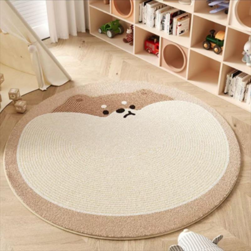 Мягкий имитация кашемира круглый мультяшный ковер гостиная диван ковер спальня детская комната прикроватный ковер рабочее компьютерное кресло нескользящий напольный коврик 120*120cm
Мягкий имитация кашемира круглый мультяшный ковер гостиная диван ковер спальня детская комната прикроватный ковер рабочее компьютерное кресло нескользящий напольный коврик 120*120cm