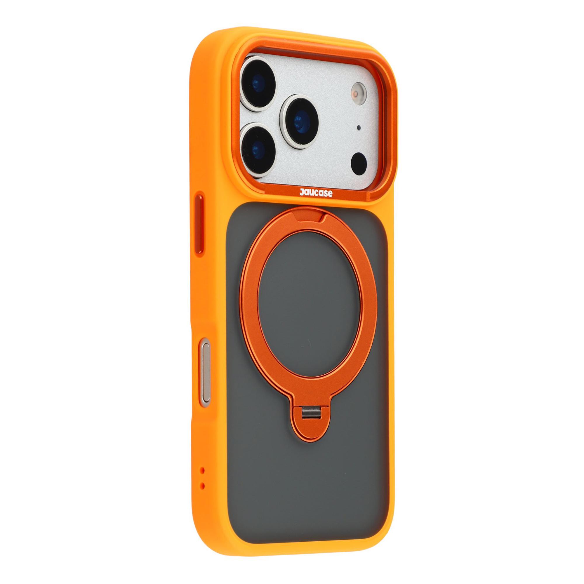 JAUCASE For iPhone 17 Pro Case Rotating Kickstand Skin-Touch Matte PC + TPU Phone Cover
JAUCASE For iPhone 17 Pro Case Rotating Kickstand Skin-Touch Matte PC + TPU Phone Cover
