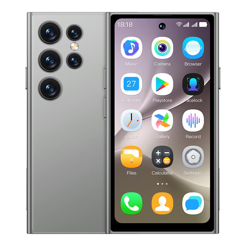 Міні-мобільний телефон S25 Pro 3G WCDMA 4,0 дюйма, чотири ядра, 2 ГБ оперативної пам’яті, 16 ГБ ПЗУ, тип C, 2000 мАг, розпізнавання обличчя Смартфон Android сірий
Міні-мобільний телефон S25 Pro 3G WCDMA 4,0 дюйма, чотири ядра, 2 ГБ оперативної пам’яті, 16 ГБ ПЗУ, тип C, 2000 мАг, розпізнавання обличчя Смартфон Android сірий