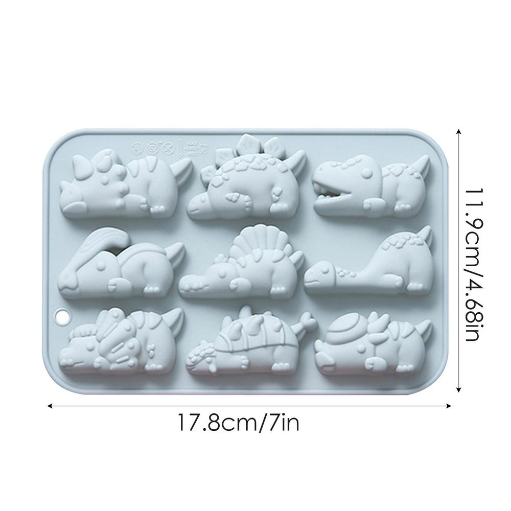Dinosaur Jello Mold 9 Cavity DIY Cute Silicone Dinosaur Molds DIY Cute Dinosaur Chocolate Jello Molds Dinosaur Cake Decor синій
Dinosaur Jello Mold 9 Cavity DIY Cute Silicone Dinosaur Molds DIY Cute Dinosaur Chocolate Jello Molds Dinosaur Cake Decor синій