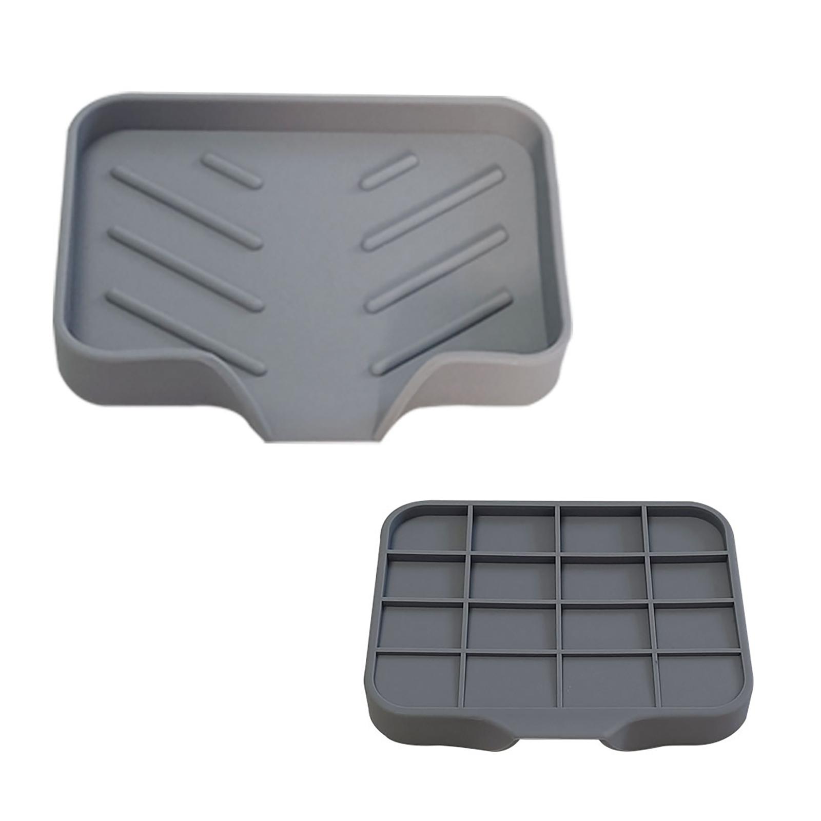 Silicone Bathroom Soap Dish Perforation-free Soap Box Drain Tray Multifunctional Tray For Kitchen Sink, Soap Dishes Drain Tray Gray trumpet#0
Silicone Bathroom Soap Dish Perforation-free Soap Box Drain Tray Multifunctional Tray For Kitchen Sink, Soap Dishes Drain Tray Gray trumpet#0