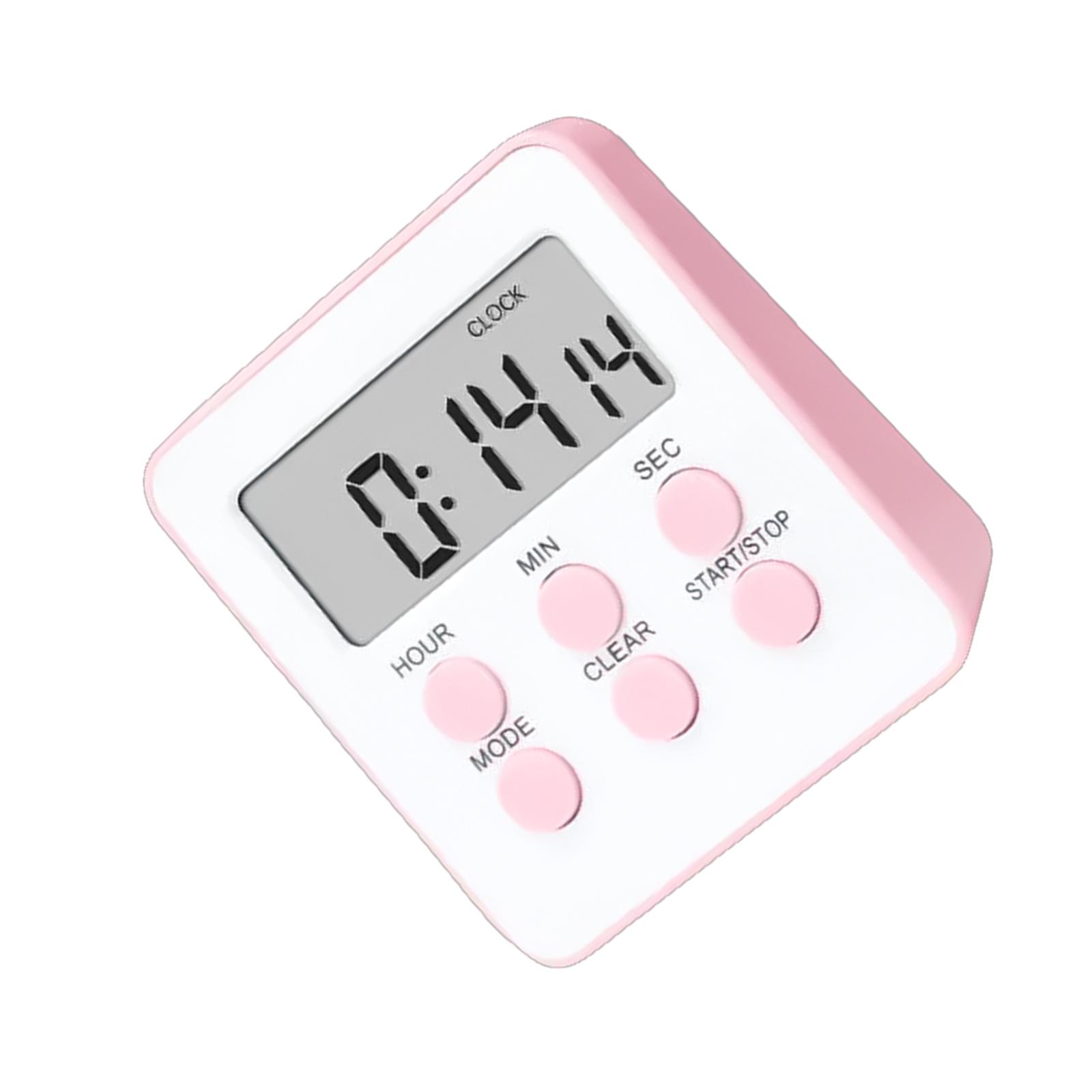 Digital Kitchen Timer with Bright LED Display Battery Operated Stopwatch Clock Effective Time Management Accessories розовый
Digital Kitchen Timer with Bright LED Display Battery Operated Stopwatch Clock Effective Time Management Accessories розовый