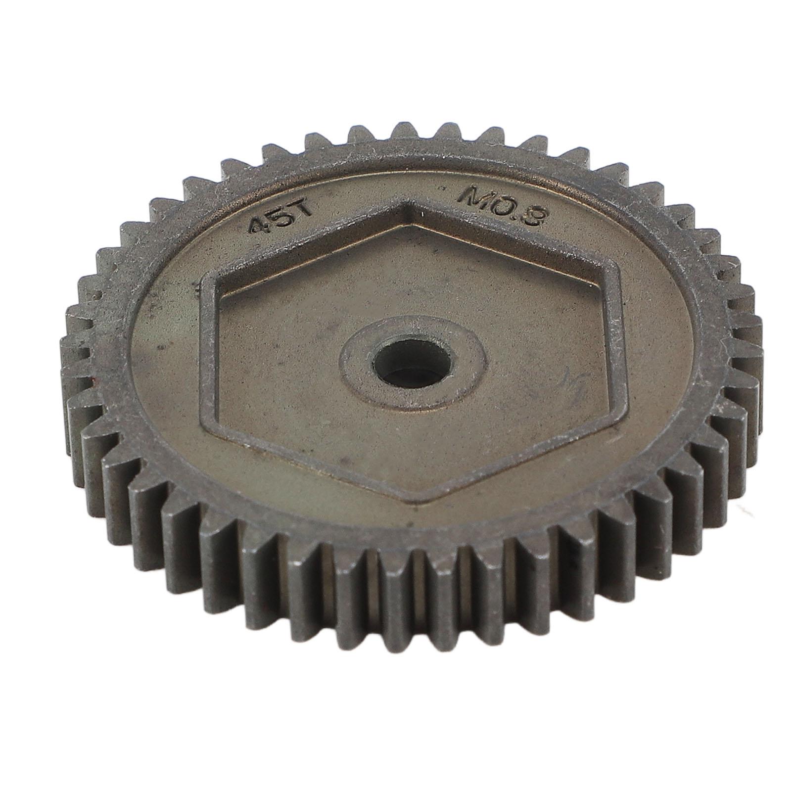 RC Spur Gear 45T M0.8 8053 High Performance Steel Spur Gear Replacement for 110 Scale RC Crawler
RC Spur Gear 45T M0.8 8053 High Performance Steel Spur Gear Replacement for 110 Scale RC Crawler