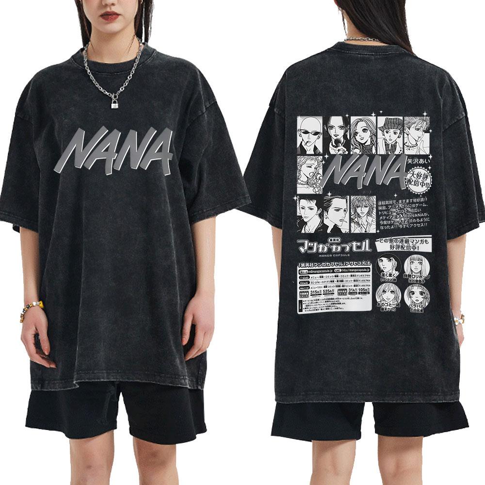 Vintage Washed Anime Nana Osaki Black Stones Rock Band TShirt Mens Short Sleeve Cotton High Quality Harajuku Fashion TShirts S
Vintage Washed Anime Nana Osaki Black Stones Rock Band TShirt Mens Short Sleeve Cotton High Quality Harajuku Fashion TShirts S