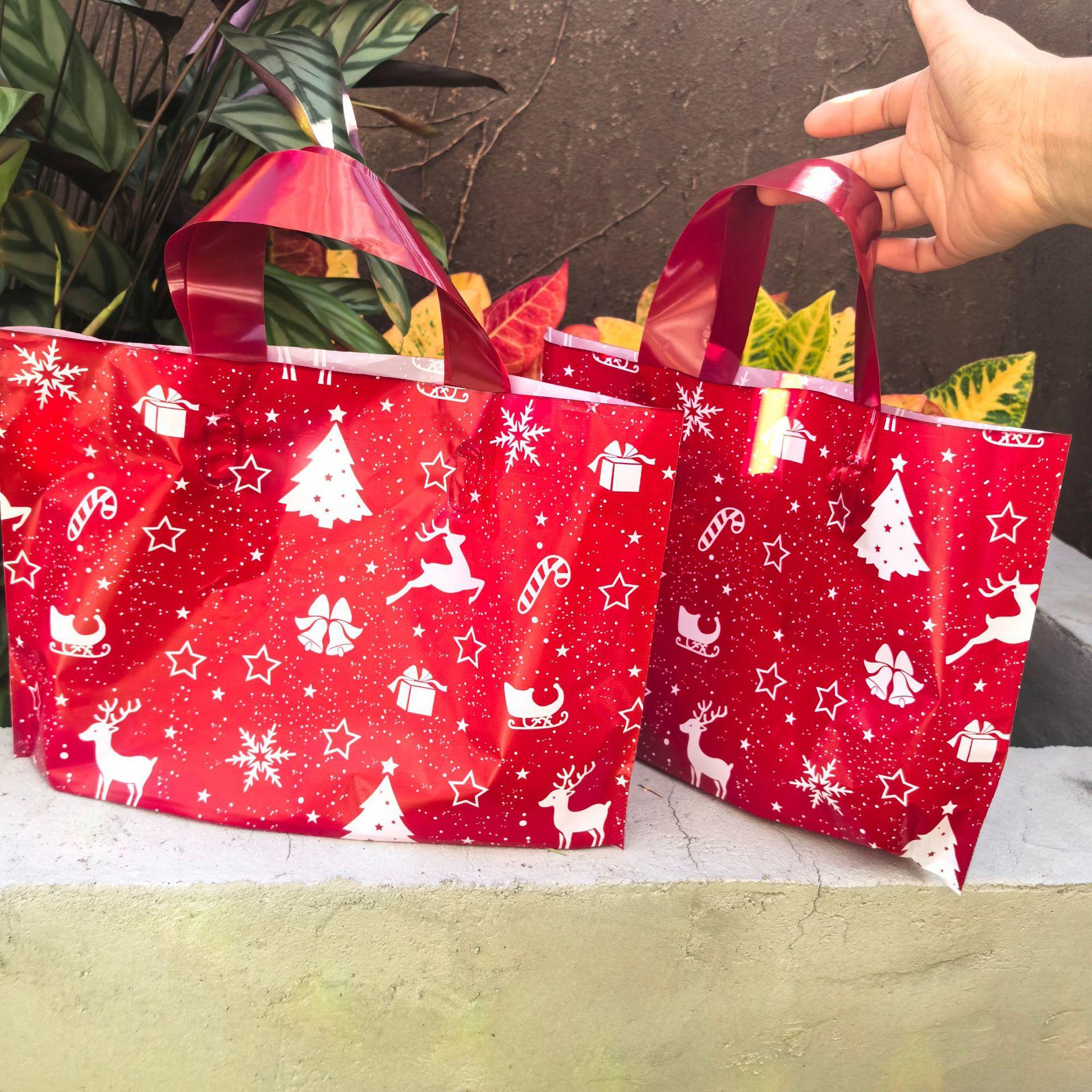 15pcs Christmas Gift Bags, Durable PP Plastic Party Favor Bags with Festive Snowflake & Reindeer Design,Reusable Tote-Style Bags 30X20X10 CM
15pcs Christmas Gift Bags, Durable PP Plastic Party Favor Bags with Festive Snowflake & Reindeer Design,Reusable Tote-Style Bags 30X20X10 CM