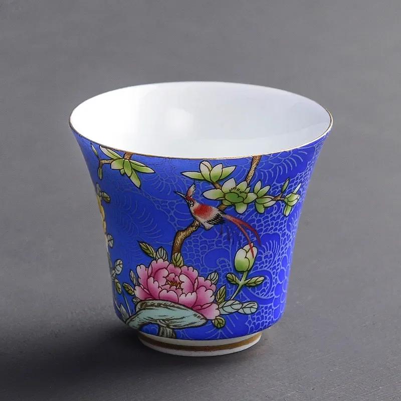 4 Pcs/set Jingdezhen Exquisite Ceramic Teacup Hand Painted Flowers and Birds Enamel Tea Set Travel Portable Tea Bowl Master Cup 4 PCS
4 Pcs/set Jingdezhen Exquisite Ceramic Teacup Hand Painted Flowers and Birds Enamel Tea Set Travel Portable Tea Bowl Master Cup 4 PCS