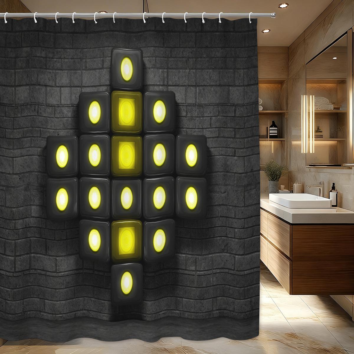 3D Visual Effect Polyester Shower Curtain - Stylish Bathroom Decor, Modern Art Printed Bath Curtain For Home Hotel W60H190(CM)-1 Pcs
3D Visual Effect Polyester Shower Curtain - Stylish Bathroom Decor, Modern Art Printed Bath Curtain For Home Hotel W60H190(CM)-1 Pcs