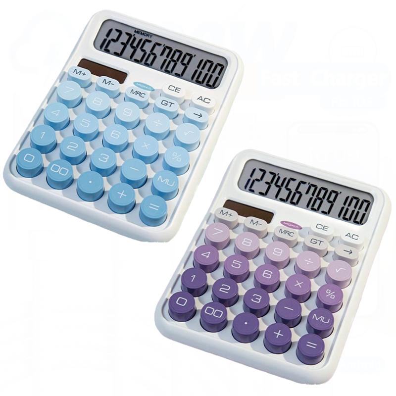 1PC Solar energy+gradient color large button calculator,mute button,suitable for home and business use,professional, lightweight
1PC Solar energy+gradient color large button calculator,mute button,suitable for home and business use,professional, lightweight