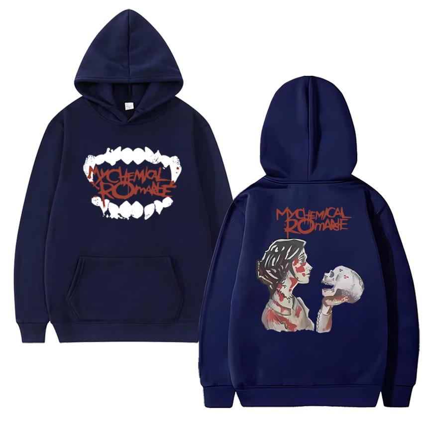 Рок-группа My Chemical Romance Готическая двусторонняя графика уличная одежда Унисекс винтажные хип-хоп худи для мужчин и женщин флисовая толстовка 3XL
Рок-группа My Chemical Romance Готическая двусторонняя графика уличная одежда Унисекс винтажные хип-хоп худи для мужчин и женщин флисовая толстовка 3XL