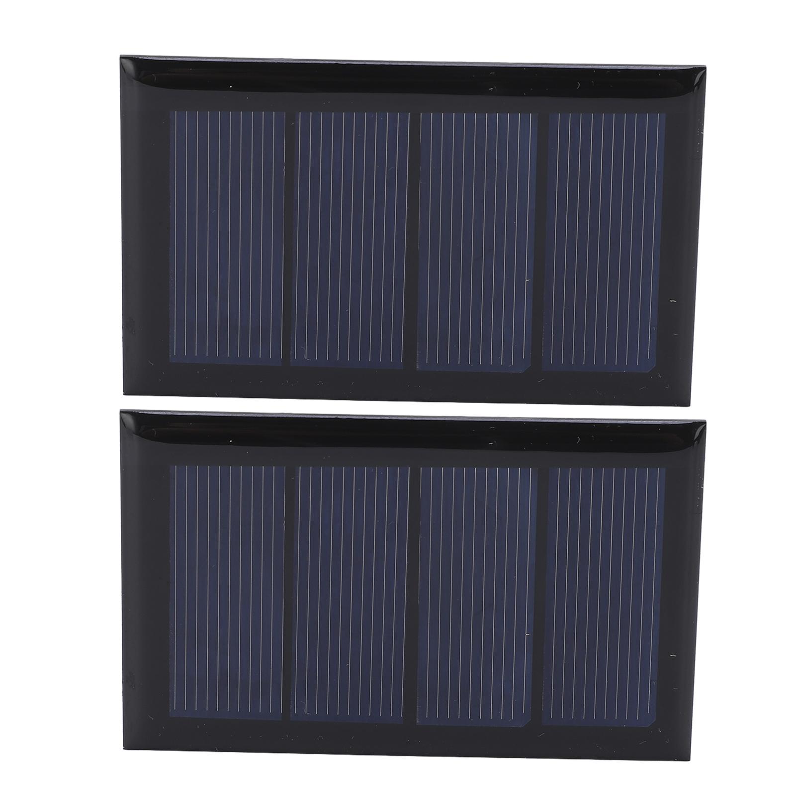 2Pcs 2V 210mA Mini Solar Panel Polysilicon Solar Power Board 80x50mm for DIY Project
2Pcs 2V 210mA Mini Solar Panel Polysilicon Solar Power Board 80x50mm for DIY Project