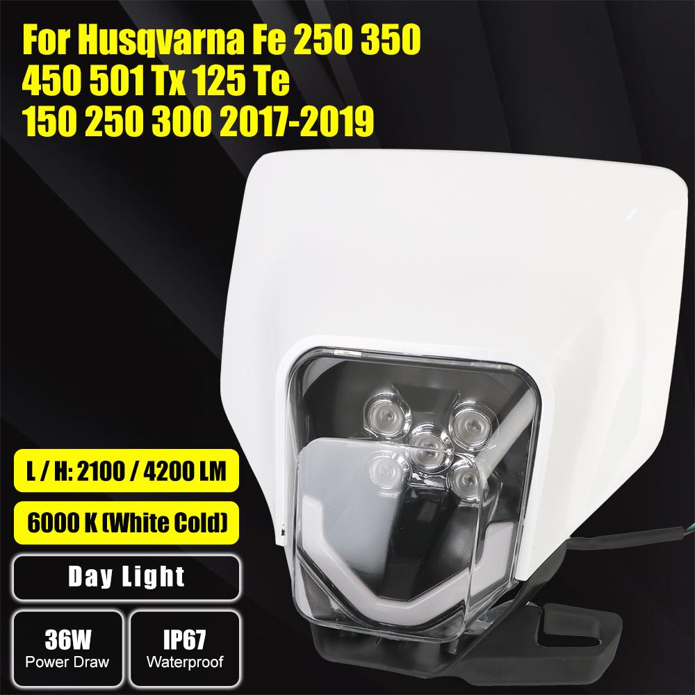 Для Husqvarna Fe 250 350 450 501 Tx 125 Te 150 250 300 2017-2019 светодиодный налобный фонарь, аксессуары для мотоциклов, фара для мотоцикла
Для Husqvarna Fe 250 350 450 501 Tx 125 Te 150 250 300 2017-2019 светодиодный налобный фонарь, аксессуары для мотоциклов, фара для мотоцикла