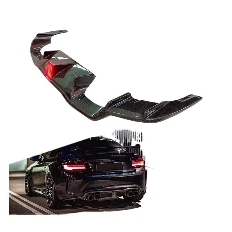 BMW M2 F87 V-Style Carbon Fiber Rear Lip Diffuser with Lights - Three-Section Body Kit Gloss Black Without Lights
BMW M2 F87 V-Style Carbon Fiber Rear Lip Diffuser with Lights - Three-Section Body Kit Gloss Black Without Lights