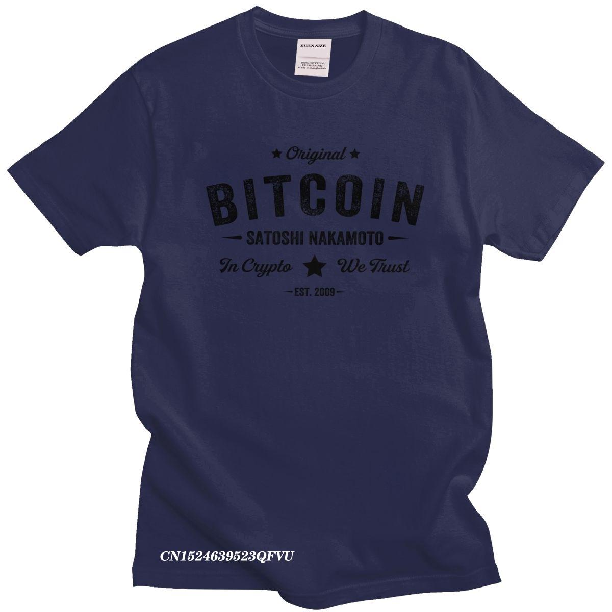 Retro Bitcoin Satoshi Nakamoto In Crypto We Trust TShirt Men Aesthetic Camisas Men Blockchain Casual Tshirt Premium Cotton Tees 4XL
Retro Bitcoin Satoshi Nakamoto In Crypto We Trust TShirt Men Aesthetic Camisas Men Blockchain Casual Tshirt Premium Cotton Tees 4XL